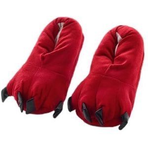 Kerst Schoenen Winter Jongen Meisje Slippers Warme Indoor Vloer Kinderen Schoenen Paw Animal Cosplay Claw Christmas Dinosaur Panda Kids Slippers Kerst Elf Schoenen (Color : L-Shoes-5, Size : S(Shoes