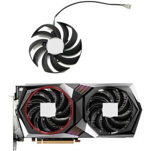 95MM 4PIN PLD10010S12HH RTX3060 Ti GPU-ventilator voor MSI voor Radeon RX 6700 XT voor Gaming X voor GeForce RTX 3060 voor grafische videokaartkoelventilator(A-Fan)