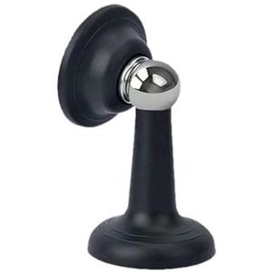Siliconen anti-botsing deurstopper, sterke magnetische, stille deurstopper geen ponsen deurstop voor muur en vloer deurstops binnenshuis (zwart, 1 stuk)