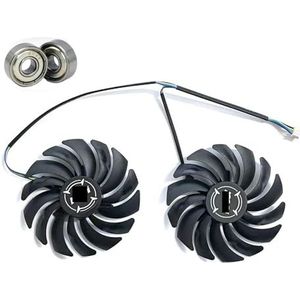 Computerkoelgedeelte, 4-polige GPU-ventilator, PLD10010S12HH, DC 12 V, 0,4 A, compatibel met GTX 1080 1070 1060 Armor grafische kaartkoeler (Double Ball Fan)
