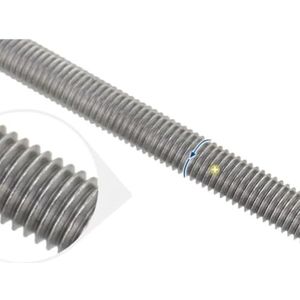 LJISEHG Draadstangen van roestvrij staal 304 - Draadstang met volledige draad, draadstang met linkse schroef for industriële/doe-het-zelfprojecten,(2pcs,M6x1x250)