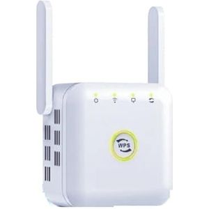 Draadloze 5G 2,4 GHz WiFi-repeater/extender 1200 Mbps WiFi-versterker 802.11N Long Range AP-signaalversterker Bredere dekking(2.4G white)
