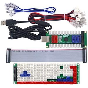 SJ@JX Development Keyboard Encoder Board Game Controller DIY LED Keyboard Development Board Media Music USB Encoder 104/88 Keys Arcade DIY Kit