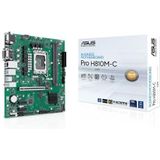 Asus - PRO H810M-C-CSM - Moederbord - Zwart - Geschikt voor Intel