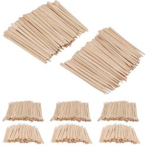 JOIKIT 2000 STKS Wenkbrauw Wax Sticks, 2 Stijl Houten Wax Spatels, Hout Wax Applicator Stick voor Gezicht Wenkbrauw