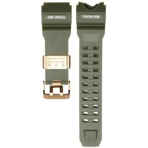 Horloge Accessoires Fit for Casio g shock mudmaster gwg1000 GWG-1000 heren Horlogeband Roestvrij Stalen Ring Vervanging Band (Color : Military Green G 8, Size : GWG-1000)