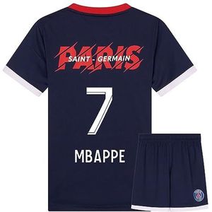 PSG Voetbaltenue Mbappe Thuis - 2023-2024 - Kind en Volwassenen - Maat 116