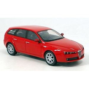 Alfa Romeo 159 Sportwagon, rood, modelauto, kant-en-klaar model, Welly 1:24