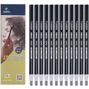 Hand schets gum pen-stijl vorm potlood gum pen ronde punt hoogtepunt rubber schoolbenodigdheden 12 Pack (5 mm)