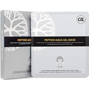 [5 vellen] MTS Peptide Aqua Gel Mask, Hydrating, Soothing, Cooling, Healing, Post-Treatment, Post-Rolling, Vermindert Redness en Stinging Feeling (5 vellen) van ""Clinical Resolution Laboratory, Inc.
