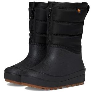 BOGS Sneeuwlaarzen voor kinderen, uniseks, met rits, zwart