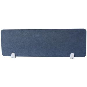 KFGISD, Akoestisch vrijstaand scherm for het beschermen van het bureaublad, vermindert geluid en visuele afleidingen for kantoren, bibliotheken,Bureauwanden(Dark Grey,100X30CM)