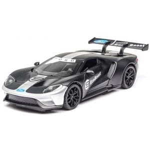 Prachtig Auto model 1:32 Voor Ford GT Le Mans Auto Legering Sportwagen Model Diecast Sound Super Racing Lifting Tail (Maat : Black)