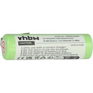 vhbw - Batterij - Compatibel met Philips Norelco 7250XL 7260XL 7800XL 810XL 812XL 8880XL 8890XL - 2000mAh - NiMH