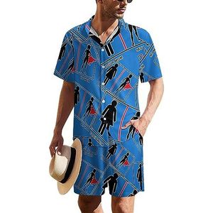 Your Mom My Mom Hawaiiaanse pak voor heren, set van 2 stuks, strandoutfit, shirt en korte broek, bijpassende set