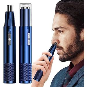 Neus- en oortrimmer voor heren,Oplaadbare neusknipper voor mannen | 2-in-1 oplaadbare haartrimmer voor gezichts-, voet-, hand-, baard- en oorhaar, eenvoudige reiniging