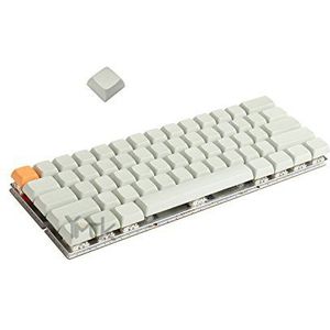 YMDK 61 87 104 Oranje Grijs XDA Volledige Keyset Vergelijkbaar met DSA voor MX Mechanisch Toetsenbord (alleen Keycap) (Lichtgrijs 61)