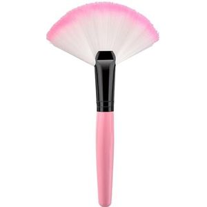 De Dichte en Zachte Synthetische Vezels Poetsborstels van het Gezichtspoeder voor Naadloze Make-upventilator Room het Mengen Borstels