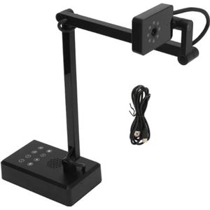 Orolotay 4K USB Document Camera 16MP Webcam Visualiser Afbeelding Omkeren Opvouwbaar voor Live Demo Web Conferencing