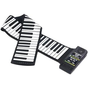 88 Toetsen Piano Draagbaar Digitaal Toetsenbord Zachte Mini Siliconen Flexibele Oprolpiano Draagbaar Keyboard Piano