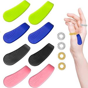 12 Stuks Acupressuur Clip, Migraine Relief Clip Stress Relief Acupressuur Massage Spanning Hoofdpijn Clip Draagbare Migraine Relief Hand Clips voor Acupressuur Ontspanning en Stress Relief
