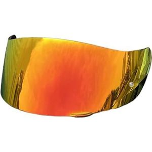 Motorhelm vizier lens, Helmvizier, K1 gezichtsscherm vizierbasis for AGV K1 K1S K3SV K5 K5S Helm vizier windscherm (basis, één maat)(Revo Deep Red-day Use Only,1 Count (Pack of 1))