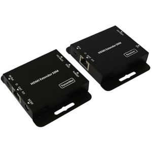 2-poorts -extender IR POE Cat5/6-kabel (Ethernet-extender + Loop Out) 1080P met stroomadapter tot 50 m Naadloze Schakeling