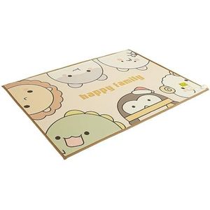 Grafeen Koolstofkristal Vloerverwarmingsmat Elektrisch Tapijt Kindercartoon Verwarmingsmat Kruipmat Woonkamer Thuis Veilig En Snel Warm.(Happy Party,100x150cm)