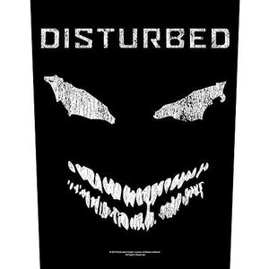 Disturbed Face Embleem meerkleurig 95% katoen, 5% polyester Band merch, Bands