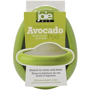 Joie 35033 Avocado Saver en Storage Containter, houder, Pod voor de koelkast, siliconen cover, groen
