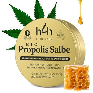 Bio Propolis Zalf - 16 Jh. Apothecageheim - Kalmerende Verzorging bij Droge en Geïrriteerde Huid