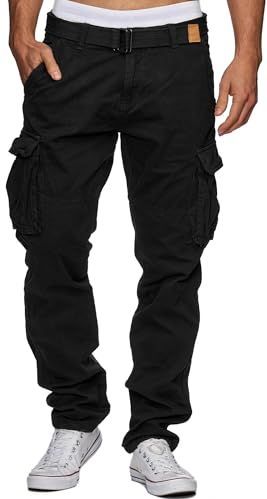 INDICODE JEANS Broek ' William '  bruin / zwart