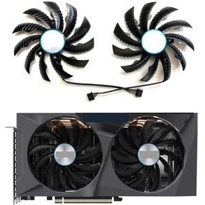 Voor GIGABYTE voor GeForce RTX3050 3060 3060ti voor EAGLE OC grafische kaart vervangende ventilator PLD10010S12H(Middle fan)