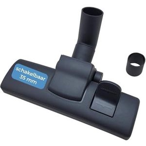 LICHTBLAU Universele stofzuigermondstuk 2976 omschakelbaar I vloerzuigmond compatibel met AEG, Miele, Bosch en Kärcher I opzetstuk met 35/32 mm aansluiting I mondstuk voor tapijt en harde vloeren I