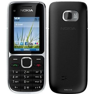 Nokia C2-01 zwart zilver editie (zonder contract zonder Simock) EU-goederen