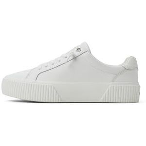 Sperry Top-Sider Bermuda Sneaker voor dames, Glad Wit, 35 EU