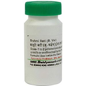 Natural Pure Herbal Brahmi Bati - 500 mg (S.M.YU)