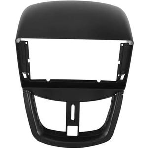 9 Inch Auto-audioframe Radiopaneel GPS-navigatiepaneel Dvd-paneelframe Voor Peugeot 207 2009 2010 2011 2012 2013 Interieuraccessoires