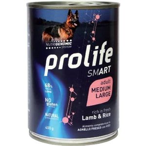 Prolife Smart Adult Lam & Rijst - M/Large. 800 gram blik