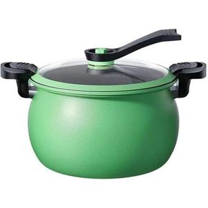 PRMTYUP Large Capacity Micro-Pressure Cooker, 8L Electric Pressure Cooker, Multi-Functional, Fast Cooking, Perfect for Family Meals, Soups, Stews, And More,Groen