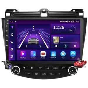 M300s,Android 15.0 Radio 2 Din Auto Stereo met 4G 5G WiFi Carplay Android Auto voor Ho-nda Accord 7 2003-2007 GPS Navigatie 10'' MP5 Multimedia Video Player FM BT Ontvanger
