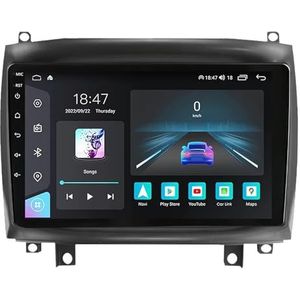 Android 14 GPS Navigation Stereo voor Cadillac CTS 2003-2007 9 Inch 2 Din Car Stereo Radio met CarPlay AHD Omgekeerd beeld Bedieningselementen op het stuur Bluetooth(A1 1G+32G)