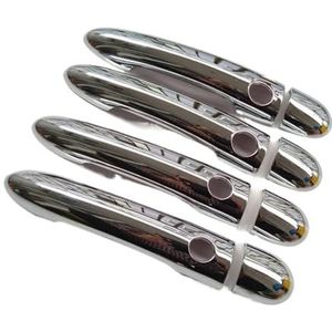 VFEBTSD Compatibel met Renault LAGUNA 3 III 2009 2011 2012 ABS Chrome Deurgreep Afdekking Trim Cap Auto Accessoires 8 stuks(K4)