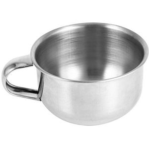 Caiqinlen, roestvrijstalen scheerbeker, zeepkom, winkelscheercrème voor scheren van de mens