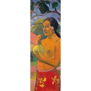 1art1 Paul Gauguin Poster Kunstdruk Op Canvas Where Are You Going, Ea Haere Ai Oe, 1893 Muurschildering Print XXL Op Brancard | Afbeelding Affiche 150x50 cm