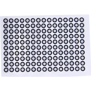 3D-scannen Cirkelvormig punt Doelpuntmarkering Nauwkeurige bewegingsanalyse Loopanalyse Informatie vastleggen Goed zichtbare reflecterende stickers voor ondersteunde positionering, kalibratie(Inner 3m