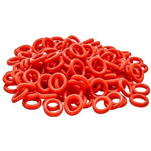 ThreeBulls 120Pcs Rubber O-Ring Schakelaar Dempers Keycap Rood Voor Cherry MX Key Switch Toetsenborden Dampers