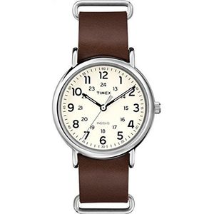 Timex Heren Weekender 40mm Horloge, Rood, 40 mm., T2p495