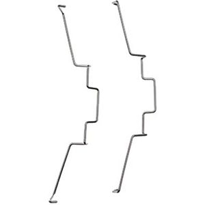 PLCPDM 2 STKS Dissipate Warmte Clip Klem Computer CPU Koeling Fan Clips Rvs Draad Sluiting Gesp Beugel