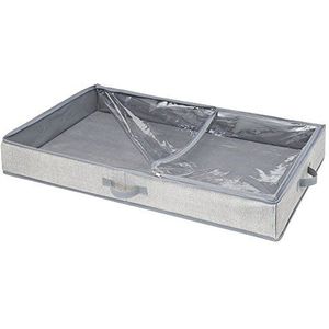 iDesign Aldo Opbergdoos voor onder bed, grijs, 91,4 x 53,3 x 12,7 cm